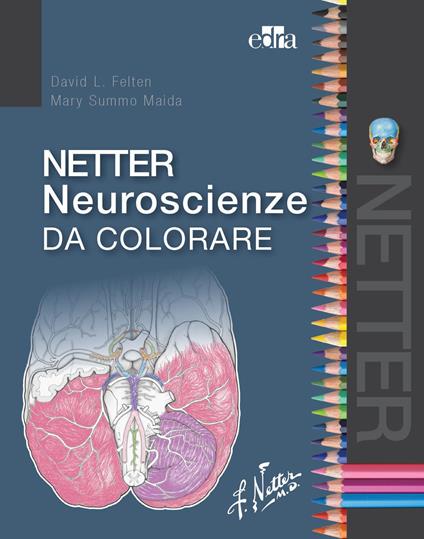 Netter neuroscienze da colorare - David L. Felten,Mary Summo Maida - copertina
