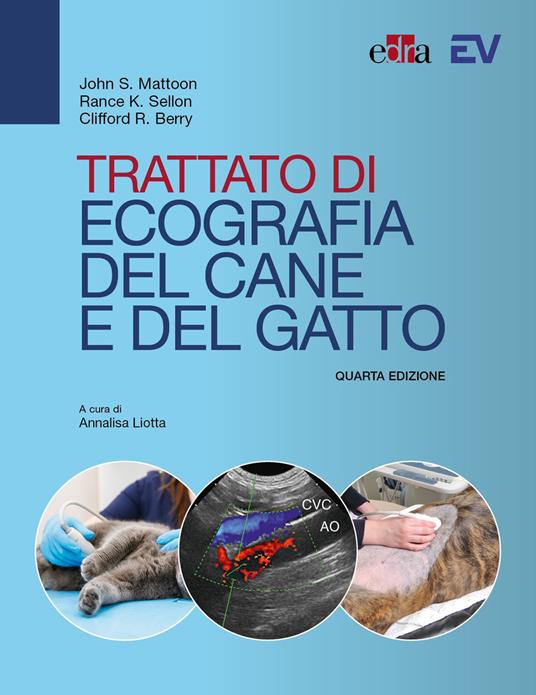 Trattato di ecografia del cane e del gatto - John S. Mattoon,Rance K. Sellon,Clifford R. Berry - copertina