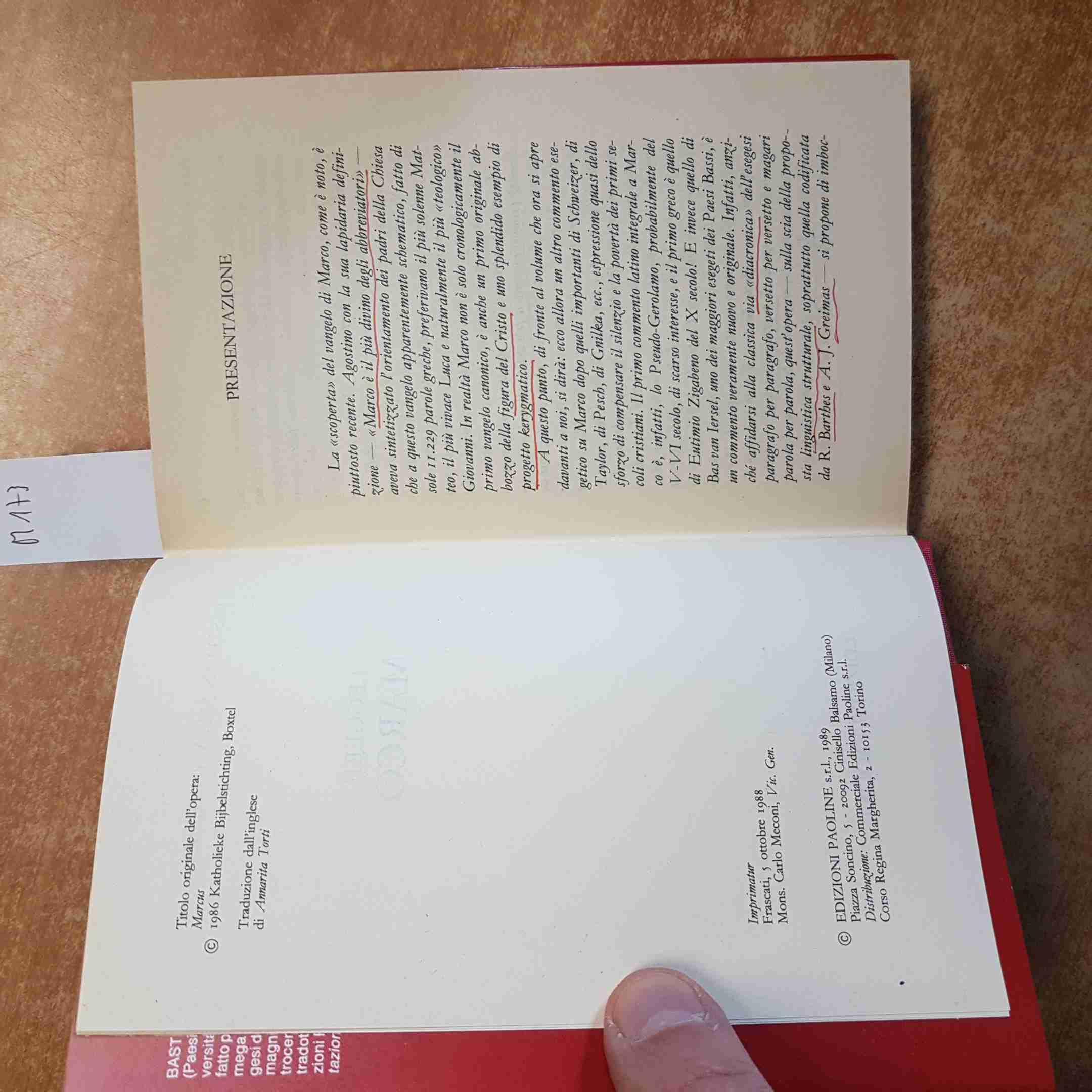 Leggere Marco