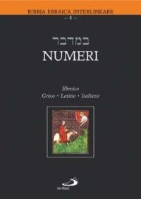 Numeri. Testo italiano, ebraico, greco e latino - copertina