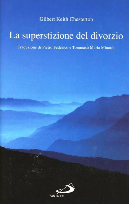 La superstizione del divorzio - Gilbert Keith Chesterton - copertina