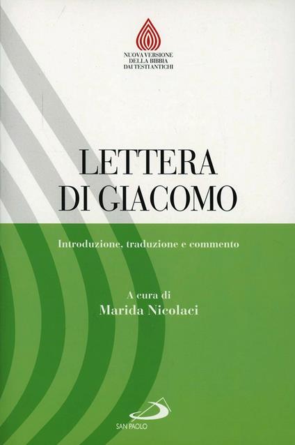 Lettera di Giacomo. Introduzione, traduzione e commento - copertina