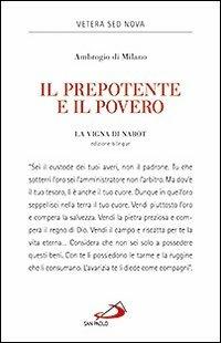 Il prepotente e il povero. La vigna di Nabot - Ambrogio (sant') - copertina