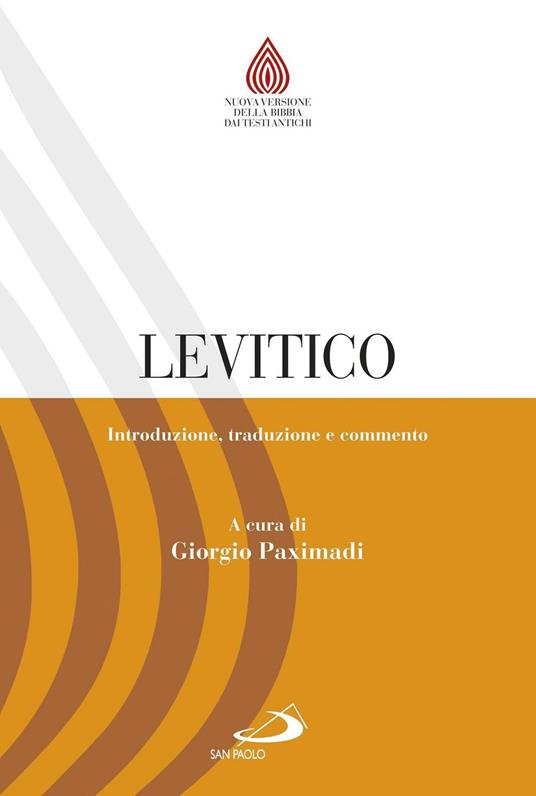 Levitico. Introduzione, traduzione e commento - Giorgio Paximadi - copertina