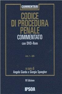 Codice di procedura penale commentato. Con DVD - copertina