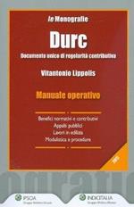 Durc. Documento unico di regolarità contributiva. Manuale operativo