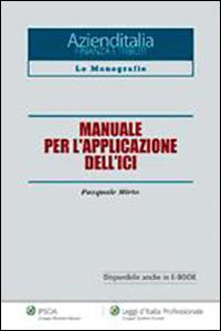 Manuale per l'applicazione dell'ICI - Pasquale Mirto - copertina