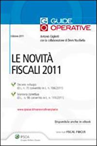 Le novità fiscali 2011 - Antonio Gigliotti - copertina