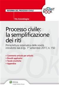 Processo civile. La semplificazione dei riti - Vito Amendolagine - ebook