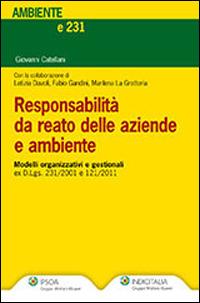 Responsabilità da reato delle aziende e ambiente - Giovanni Catellani - copertina