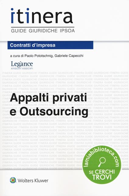 Appalti privati e outsourcing - copertina