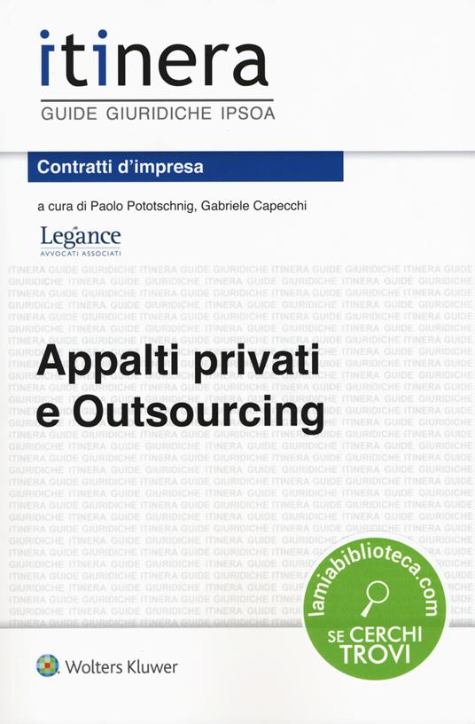 Appalti privati e outsourcing - copertina