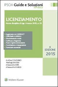 Licenziamento - Andrea Colombo,Pierluigi Rausei,Alessandro Ripa - copertina