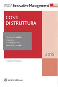 Costi di struttura - Francesco Manca - copertina