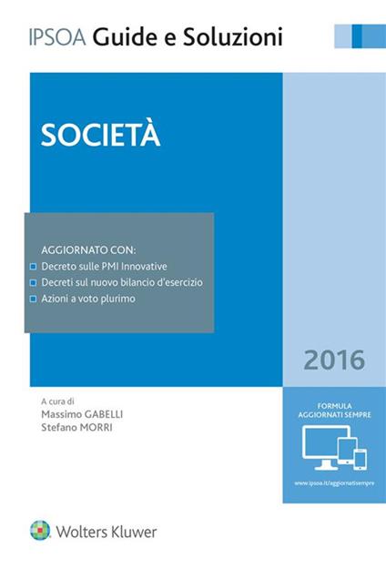 Società 2016 - Massimo Gabelli,Stefano Morri - ebook