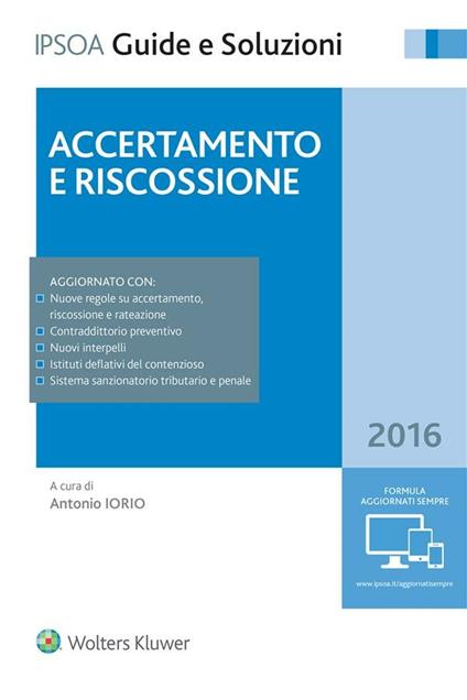 Accertamento e riscossione - Antonio Iorio - ebook