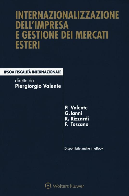 Internazionalizzazione dell'impresa e gestione dei mercati esteri - copertina