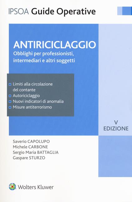 Antiriciclaggio. Obblighi per professionisti, intermediari e altri soggetti - copertina