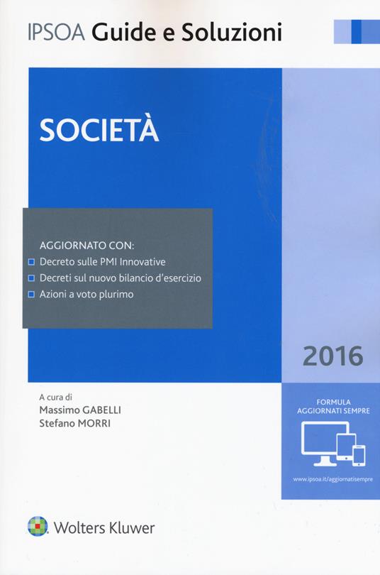 Società 2016 - copertina