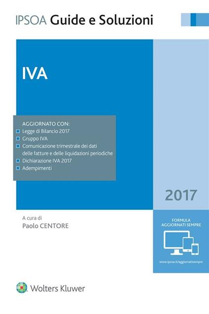 IVA 2017 - Paolo Centore - ebook
