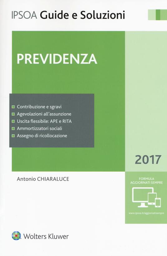 Previdenza. Con Contenuto digitale per download e accesso on line - Antonio Chiaraluce - copertina