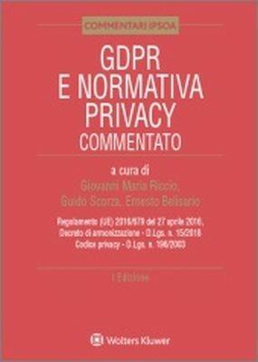 GDPR e normativa privacy. Commentato - copertina