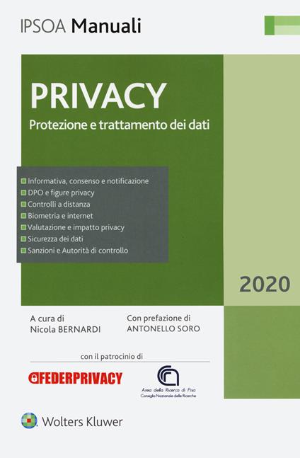 Privacy. Protezione e trattamento dei dati - copertina