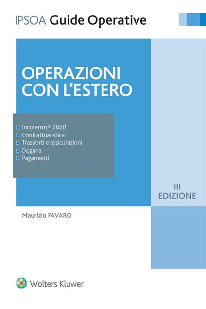 Operazioni con l'estero - Maurizio Favaro - ebook