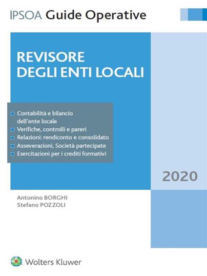 Revisore degli enti locali - Antonino Borghi,Stefano Pozzoli - copertina