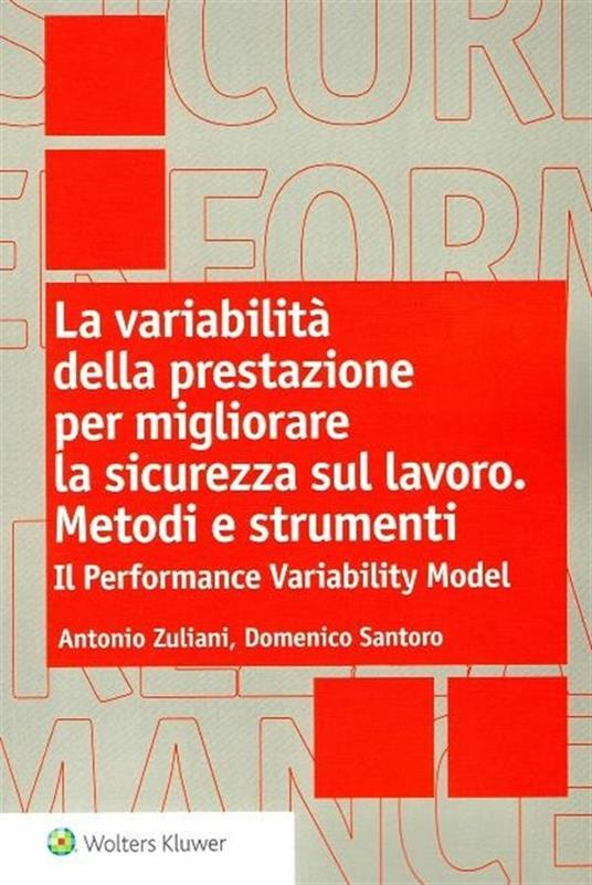 La variabilità della prestazione per migliorare la sicurezza sul lavoro - Metodi e strumenti - Il Performance variability model - Domenico Santoro,Antonio Zuliani - copertina