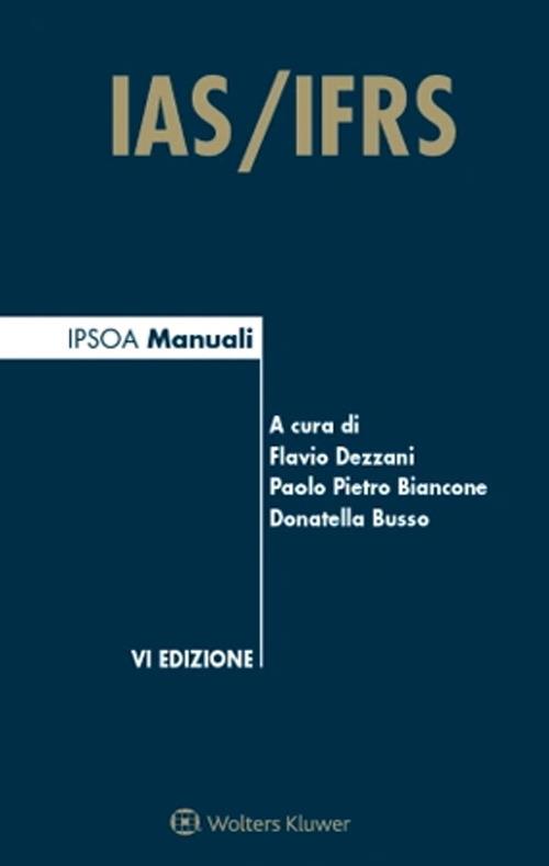 IAS/IFRS - Paolo Pietro Biancone,Donatella Busso - copertina