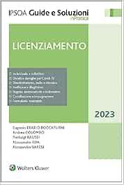 Licenziamento 2023 - Andrea Colombo,Eugenio Erario Boccafurni,Pierluigi Rausei - copertina