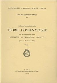 Teorie combinatorie. Vol. 1 - copertina