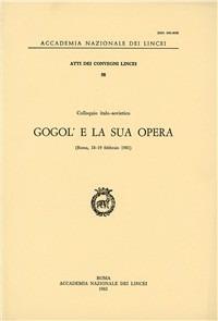 Gogol' e la sua opera - copertina