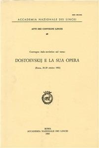 Dostoevskij e la sua opera - copertina