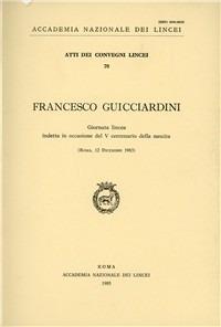 Francesco Guicciardini - copertina