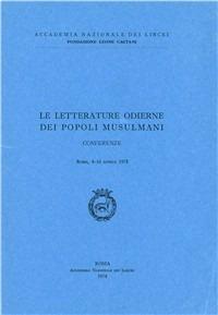 Le letterature odierne dei popoli musulmani - copertina