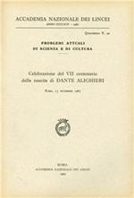 Celebrazione del 7º centenario della nascita di Dante Alighieri