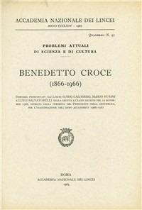Benedetto Croce (1866-1966) - Guido Calogero,Mario Fubini,Luigi Salvatorelli - copertina