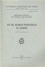 Atti del Colloquio internazionale sul Sismondi
