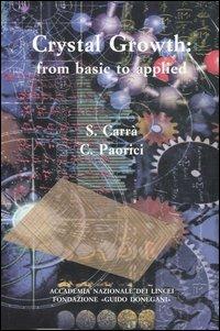 Crystal Growth: from basic to applied. Joint italo-french meeting (Rome, 2-3 October 2002) - copertina