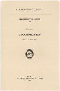 Geochimica 2000. Atti del Convegno (Roma, 7-8 ottobre 2003) - copertina