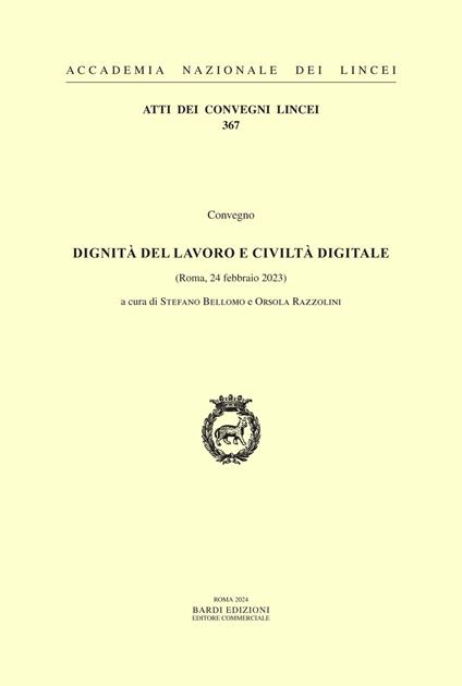 Dignità del lavoro e civiltà digitale - copertina