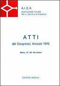 Aica. Atti del Congresso annuale (1976) - copertina