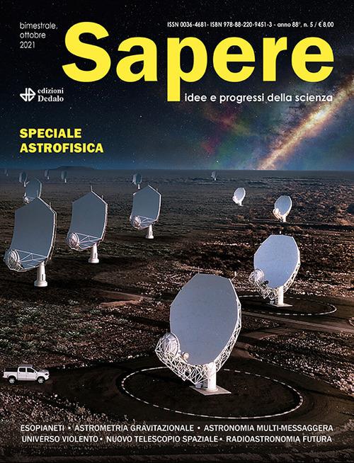 Sapere. Idee e progressi della scienza (2021). Vol. 5 - copertina