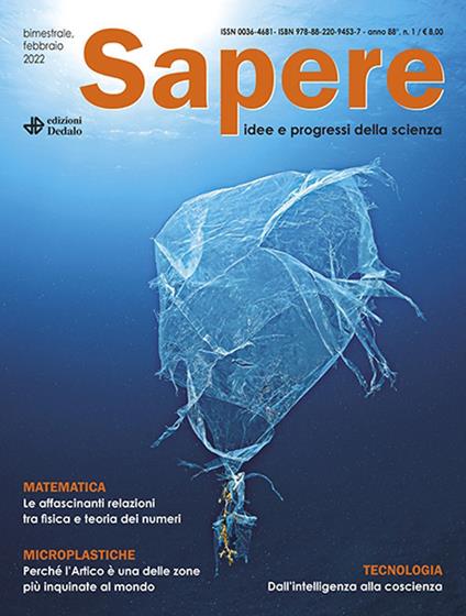 Sapere. Idee e progressi della scienza (2022). Vol. 1 - copertina