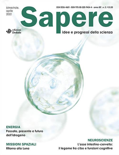 Sapere. Idee e progressi della scienza (2022). Vol. 2 - copertina