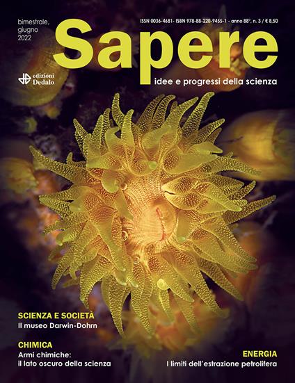 Sapere. Idee e progressi della scienza (2022). Vol. 3 - copertina