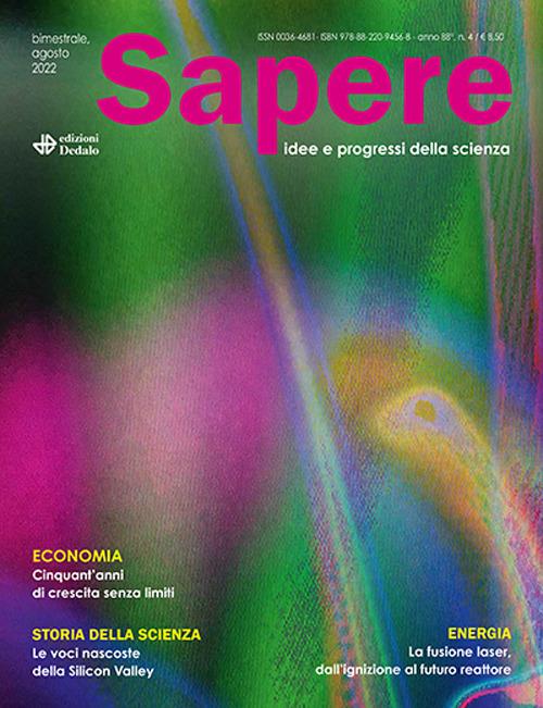Sapere. Idee e progressi della scienza (2022). Vol. 4 - copertina