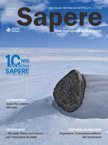 Sapere. Idee e progressi della scienza (2024). Vol. 5 - copertina
